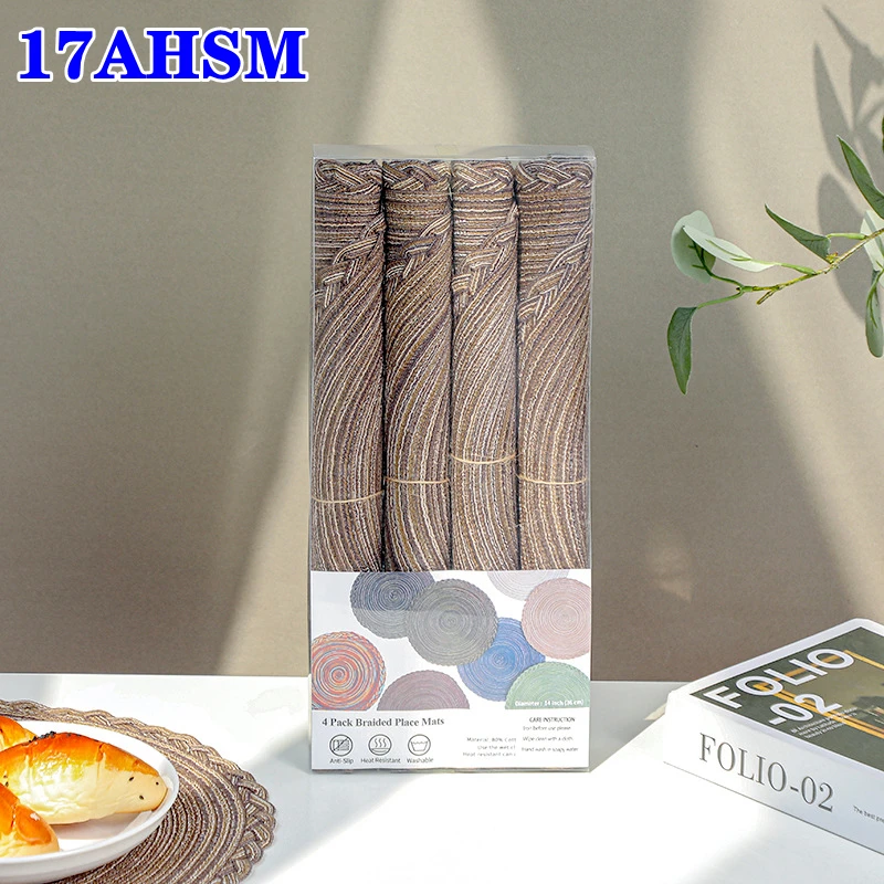 6/4 шт. термостойкая хлопковая подставка для чашек и кофе