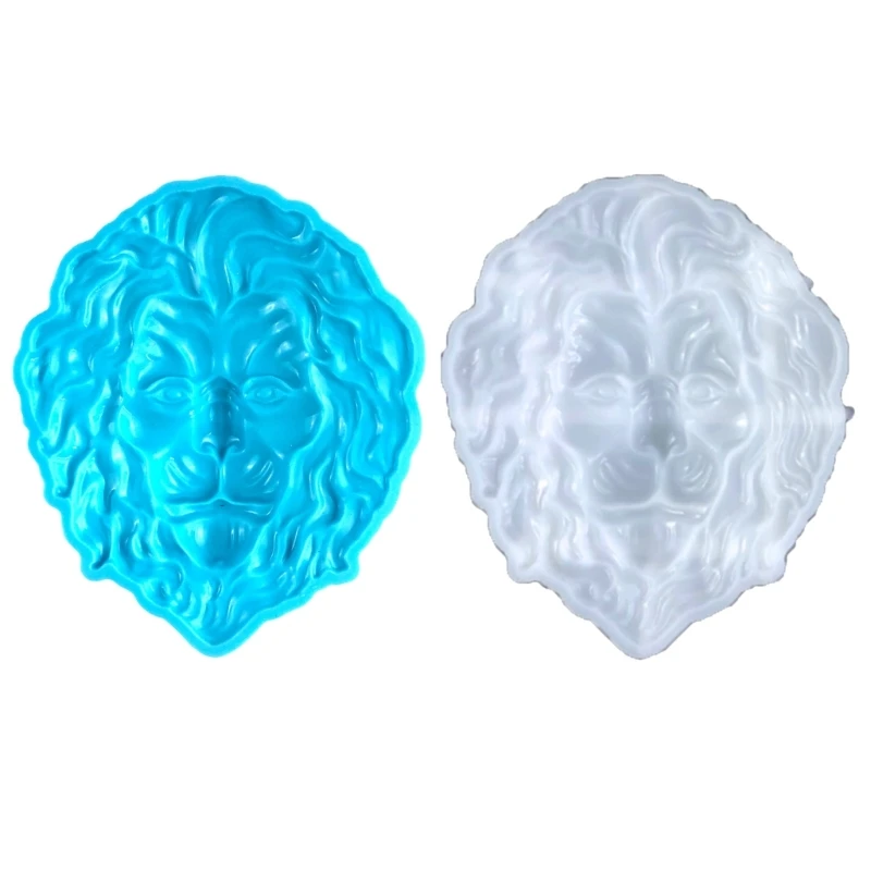 

Стерео форма для литья эпоксидной смолы с головой льва для настенного подвесного декора, поделки своими руками, Прямая поставка