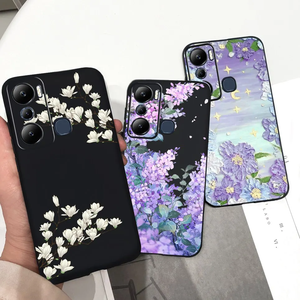 Чехол для Infinix Hot 20i 20s чехол X6826 X665C X665E с ночным видением мягкий из ТПУ Для 20 pro Hot20 Play