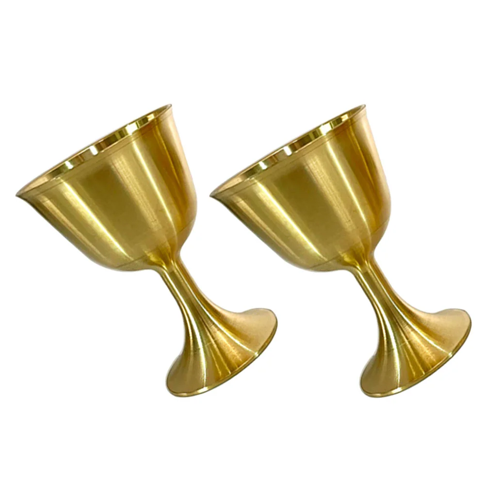 2 шт. латунные стеклянные очки для мартини храм Васи украшение чашки священные