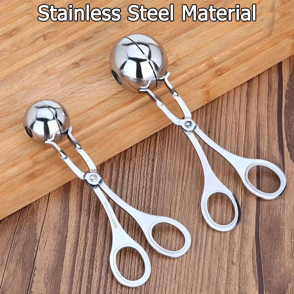 

Maker 304Stainless Steel Non-Stick Creative Newbie Meatball Toolor Kitchen Gadget Quickly Make Meatballs Accessories