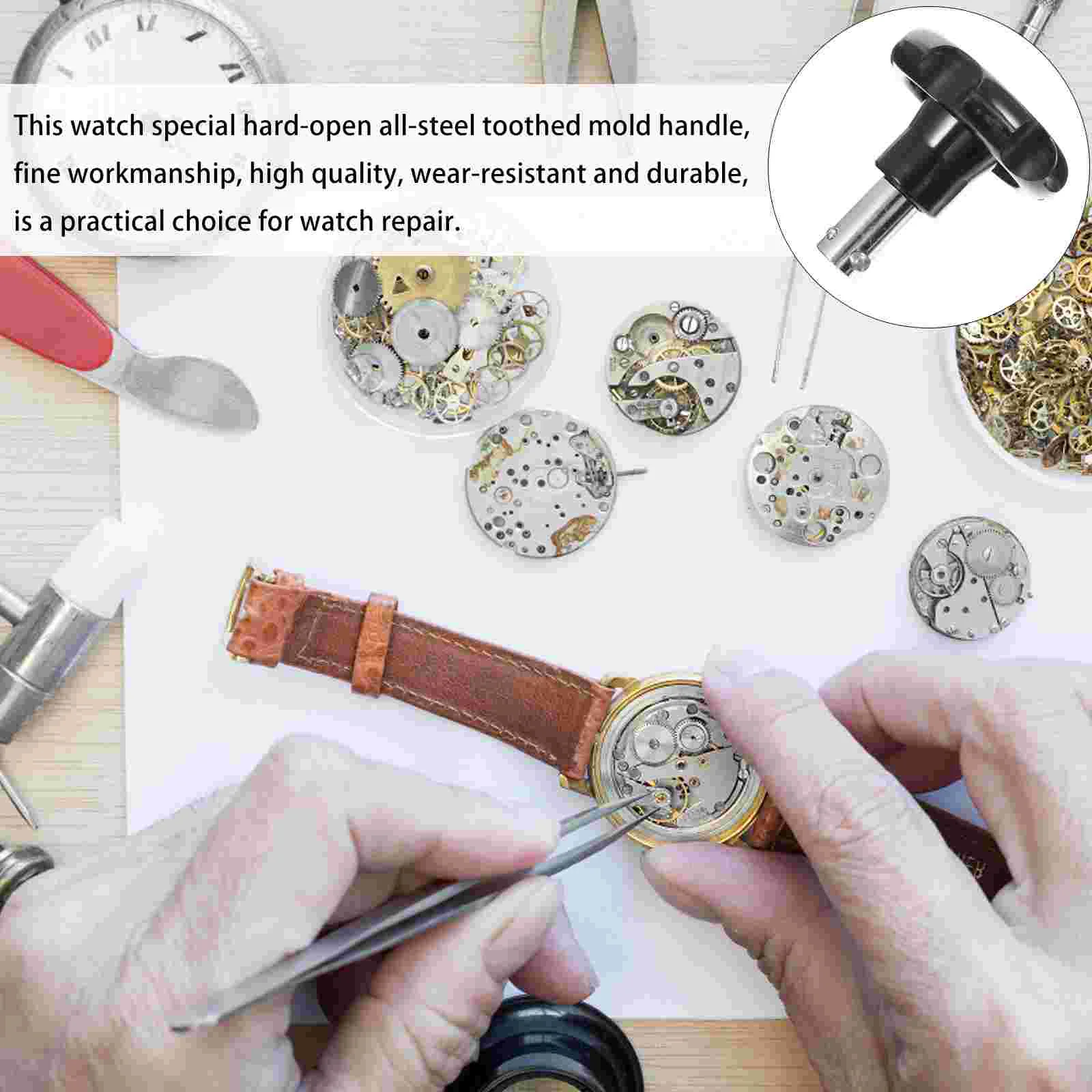 Bench Watch Opener Watchmaker Tool Repair Accessory Case Closer Back Removal Toothed Mold