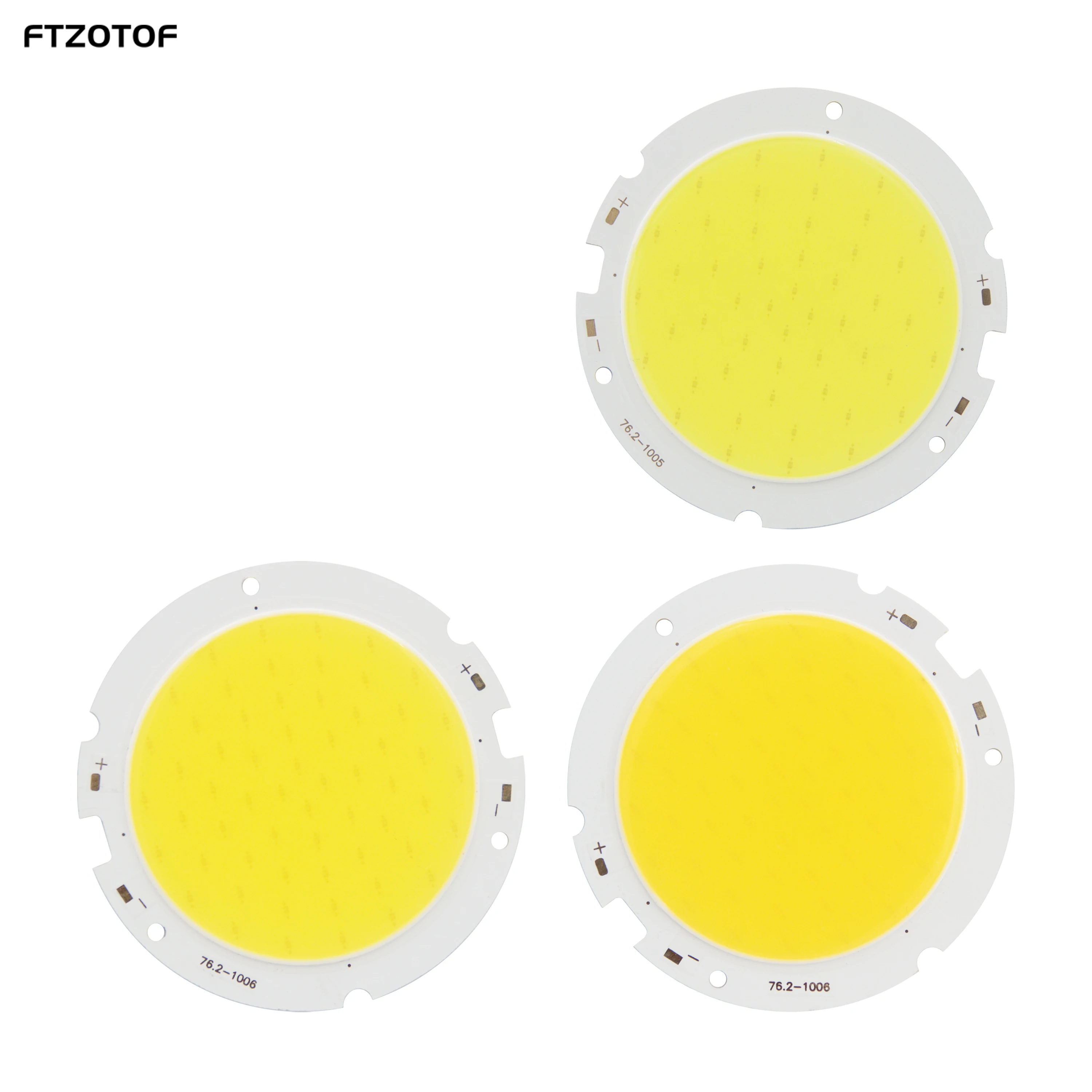 

FTZOTOF LED 30V Dc Super Bright Circular COB Warm Natural Cool White 76mm 20W 30W Downlight Ceiling Lamp Onboard High Power Chip