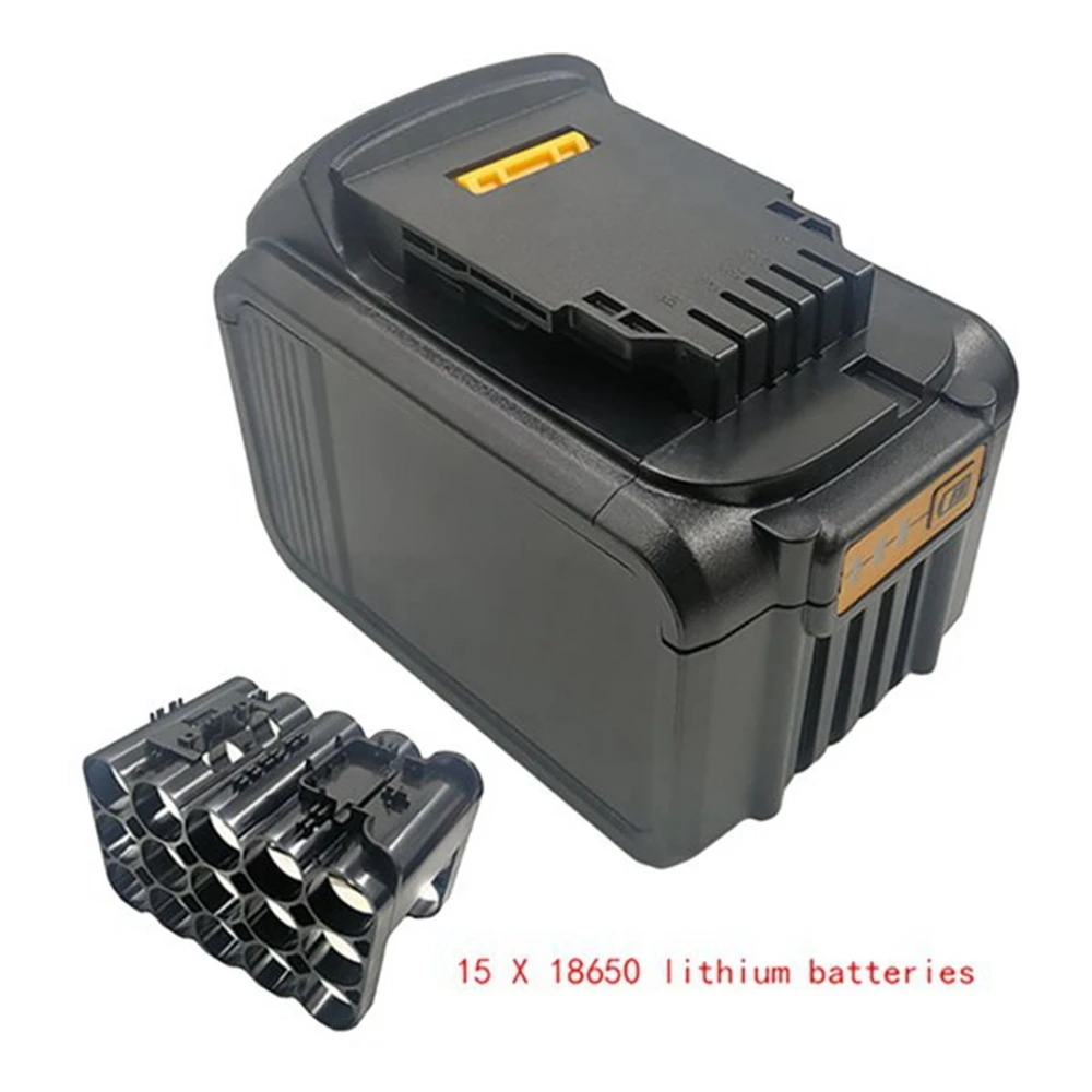 DCB200 15X18650 Пластиковый корпус литий-ионного аккумулятора для DeWalt 18 В 20 DCB203 DCB204