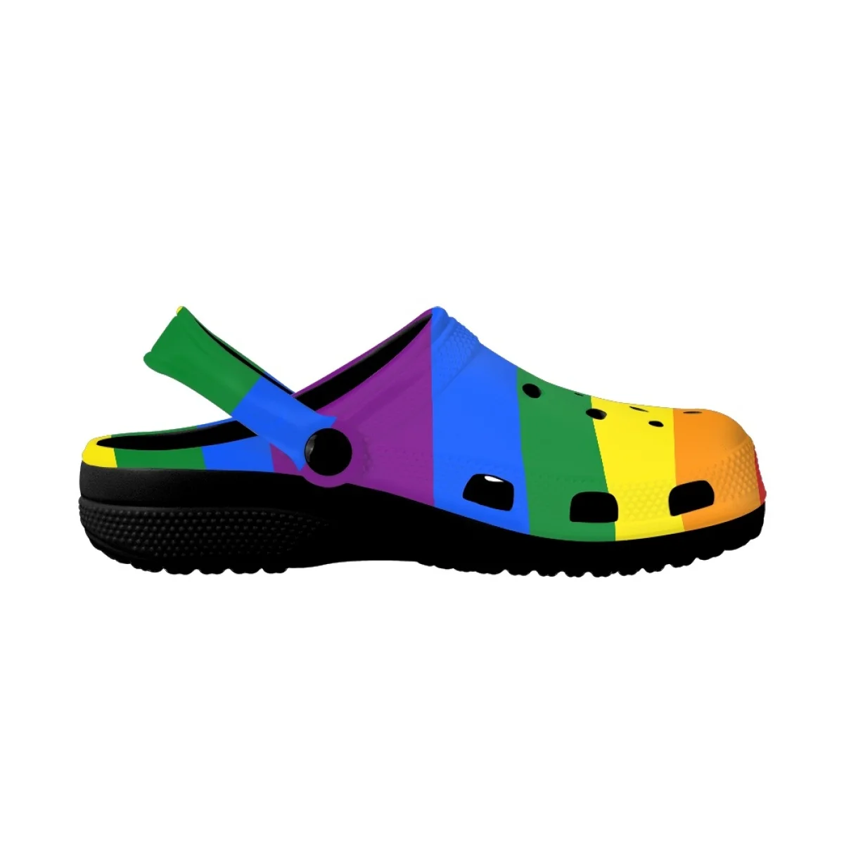 Nopersonality Rainbow Printed Slippers Women's Love Is Love Sandals Summer Breathable Adult Slippers Wading Comfort Shoe