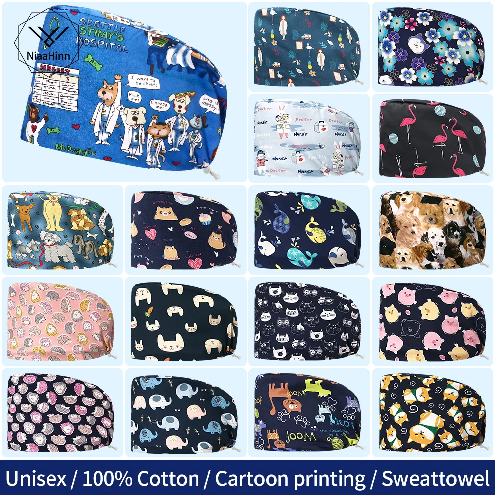 

Высококачественная Шапочка из чистого хлопка с рисунком животных