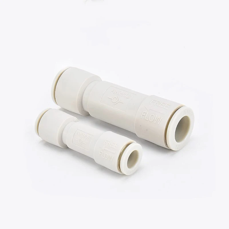 Пневматическая газовая труба одноходовой клапан обратный клапанAKH06-00AKH08-00