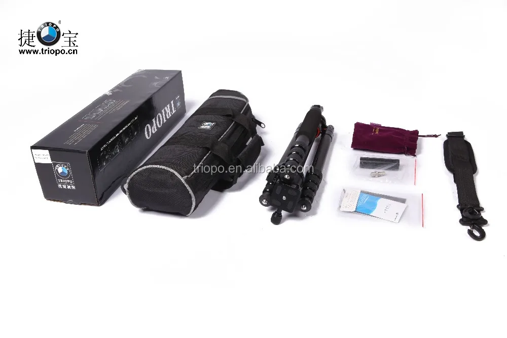 Профессиональный штатив Triopo из углеродного волокна модель GT2805X8.C для всех видов