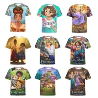 disney encanto t shirts mirabel isabella kids costume 3d print short sleevetees child t shirt boys and girls casual home clothes