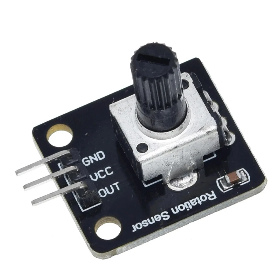 Фото Подходит для электронного строительного блока Raspberry Pi Arduino TZT RV09, поворотный энкодер, поворотный потенциометр, аналоговый модуль ручки №4
