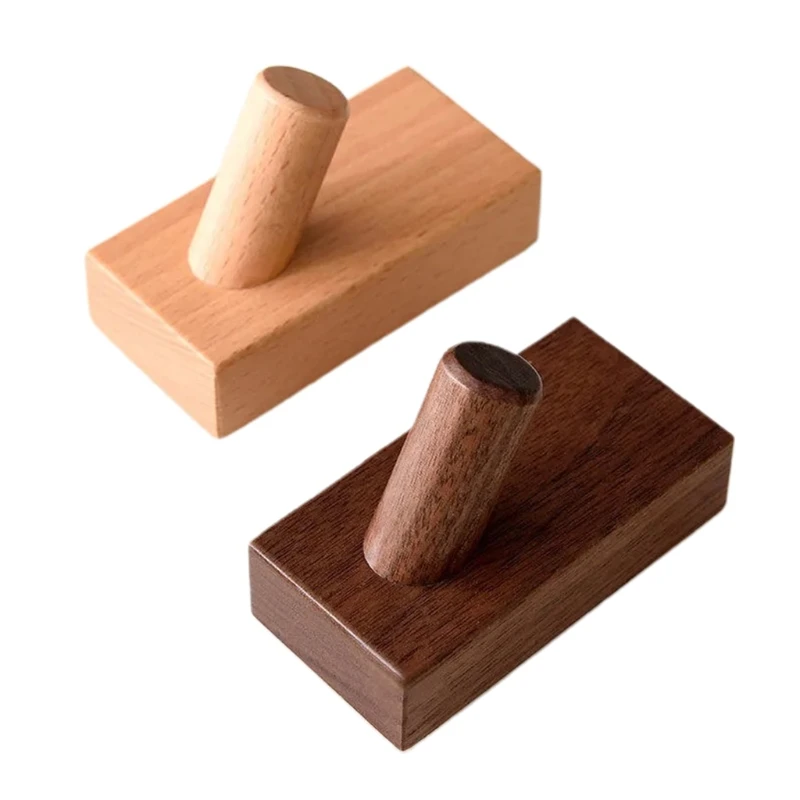 

Wood Coat Hook Durable Strong Anti Deform Hanging Storage Hook Delicate Hanger