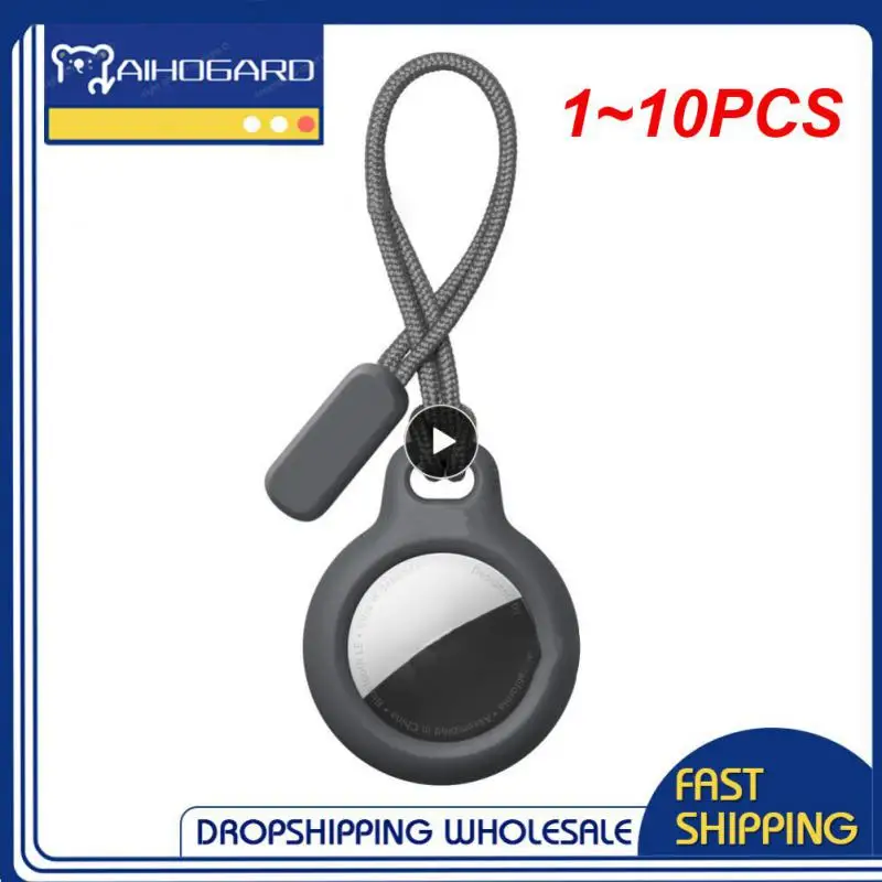 

1~10PCS For Air Tag Tracker Case For Airtag Case Silicone Keychain Locator Tracker Anti-lost Device Dog Cat Collar Kid GPS