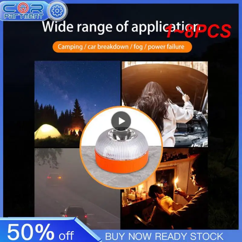 

1 ~ 8 шт., автомобильные фонари заднего вида, утвержденные стандартами DGT, автомобильные фонари заднего вида, утвержденные стандартные фонари заднего вида для чрезвычайных ситуаций