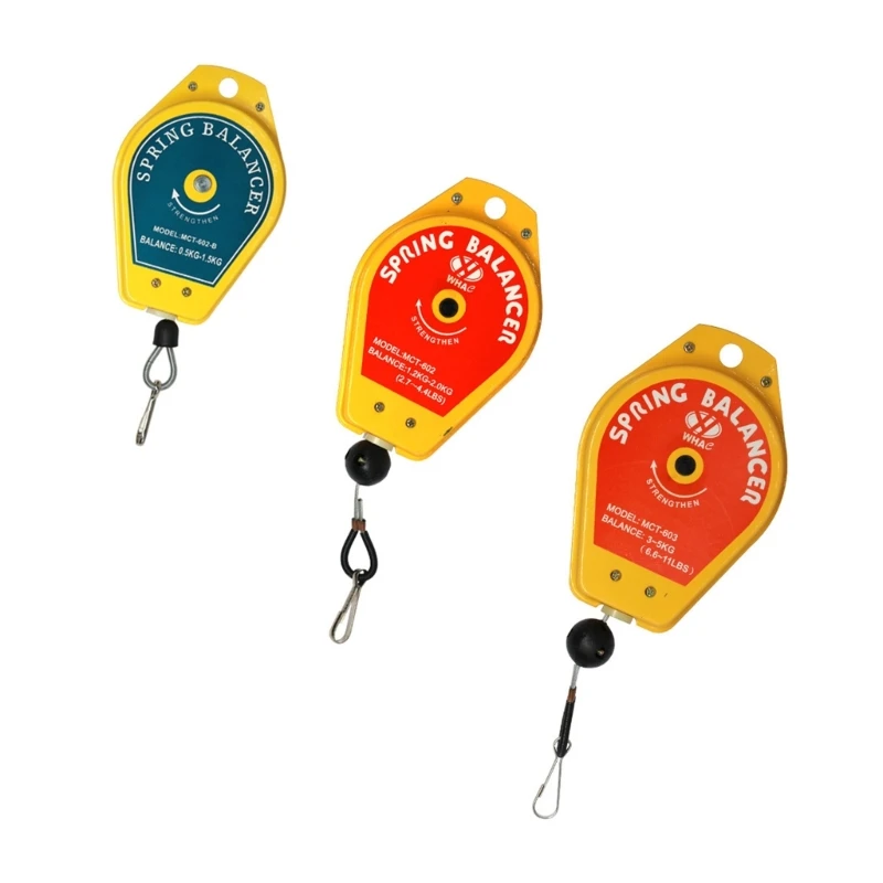 

Spring Balancer Self-locking Tower-Type Lifting Hook Spring Holder Balancer Steel Wire Rope Balancing Lifting Jack 120cm