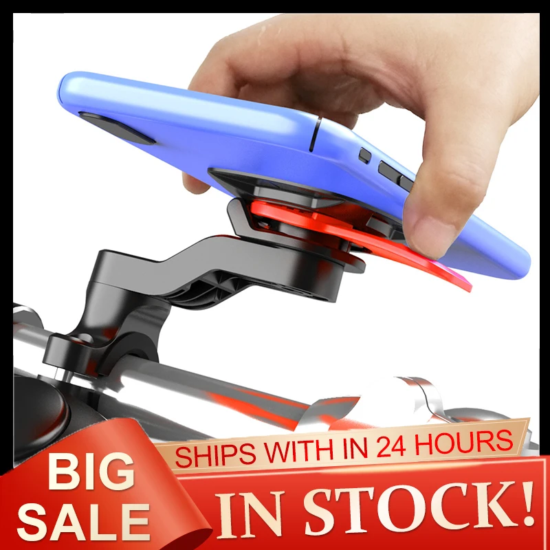 

Motorcycle Bike Phone Holder Bicycle Cellphone Stand Adjustable Support MTB Bike Handlebar Smartphone Holder Bicycle Accessories