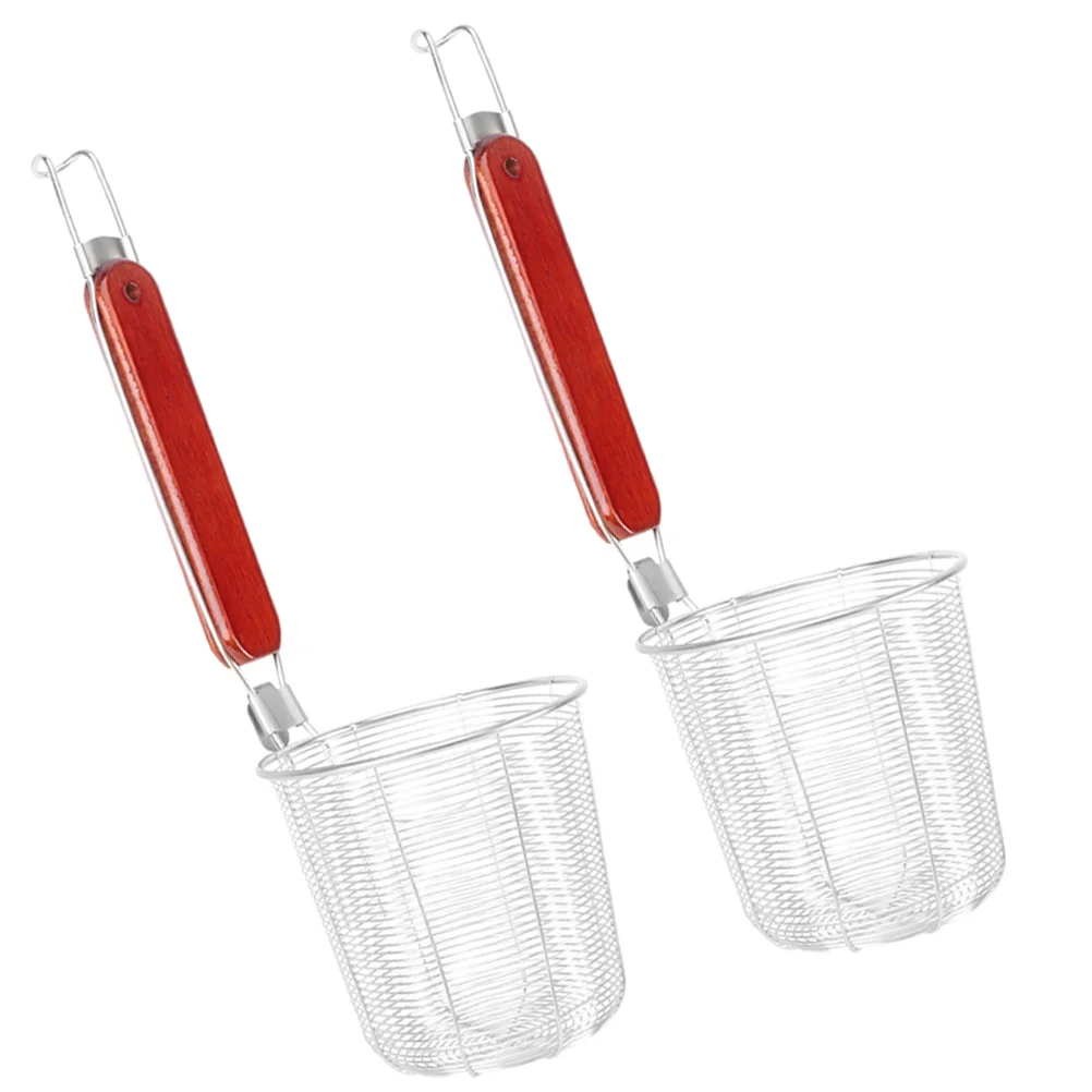 

Strainer Mesh Skimmer Spider Noodle Colander Kitchen Spoon Pasta Basket Sieve Stainless Sifter Finepot Sifters Steel Dumpling