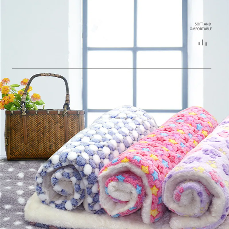 

Кровать для домашних питомцев, утолщенный коврик для собак и кошек, мягкое одеяло, подушка, моющаяся кровать для домашних питомцев, кровать для больших и маленьких собак