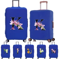 suitcase protective cover trolley travel suitcase elastic dustroof cover apply to 18 28 inch luggage flower color series pattern