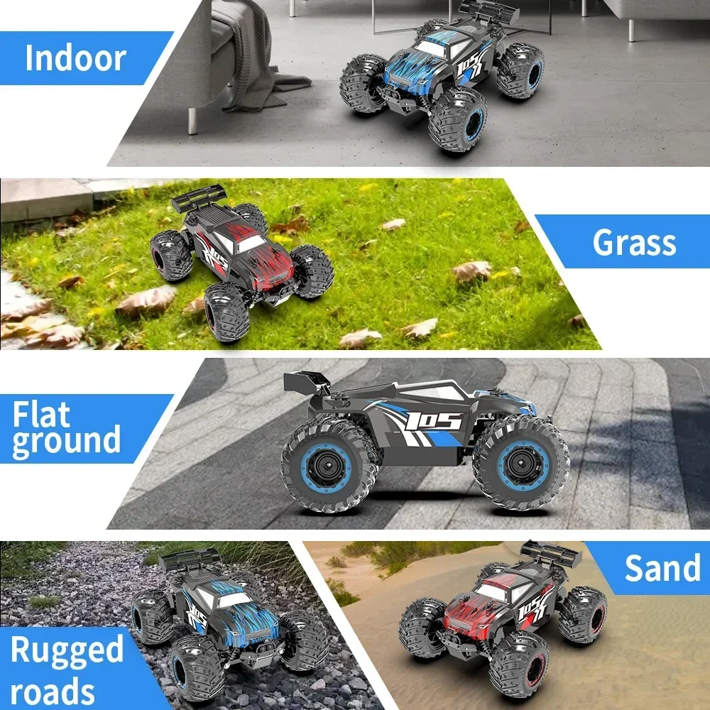 JJRC Q105 1:18 20 км/ч 2 4 ГГц двойной двигатель восхождение со светодиодной подсветкой
