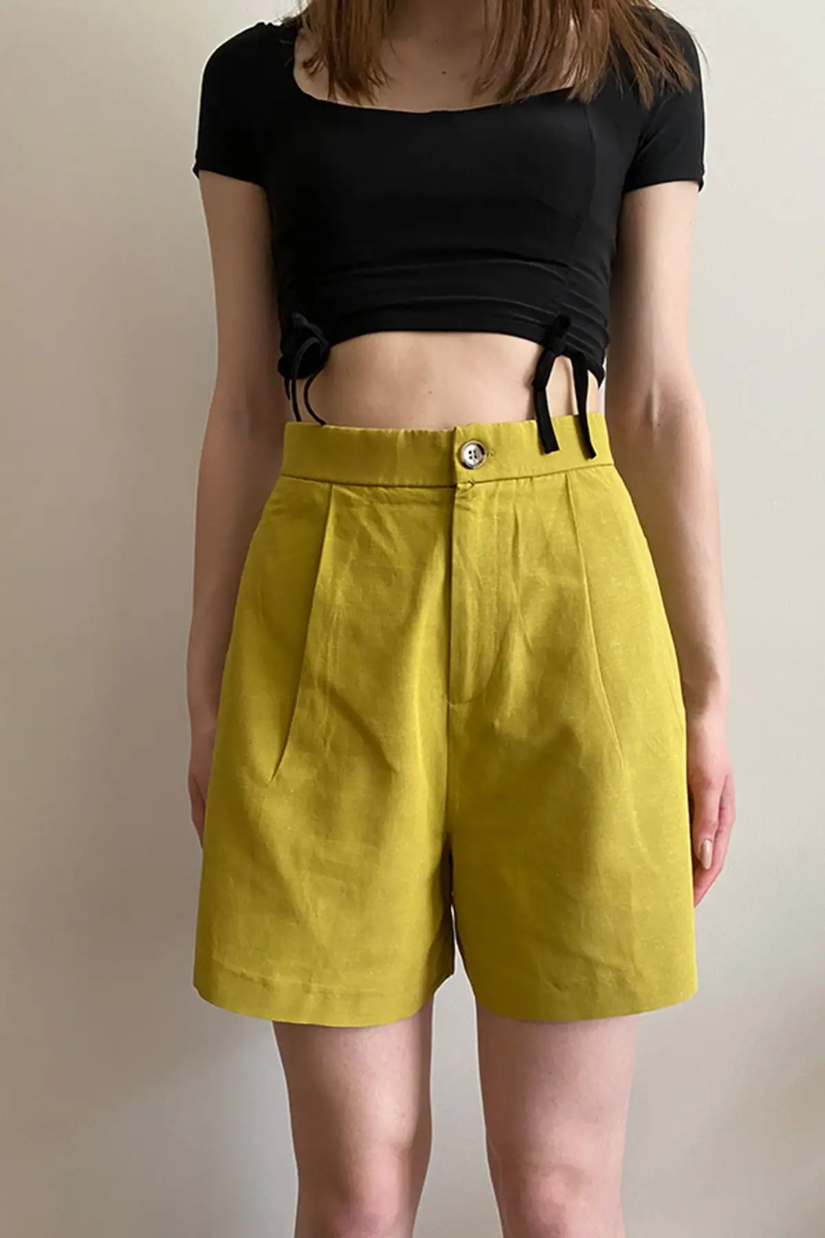 

Women's Shorts Oil Green New Summer Style Bermuda Basic Short Pants Mini Trousers Streetwear Home Fashion Short Pants