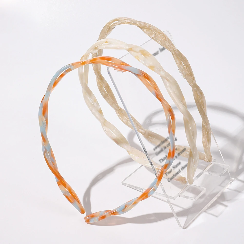 

Non-slip Hairband Acetate Hairband Headband Face Wash Hairband Hair Accessories Toothed Hairband Braided Hairband