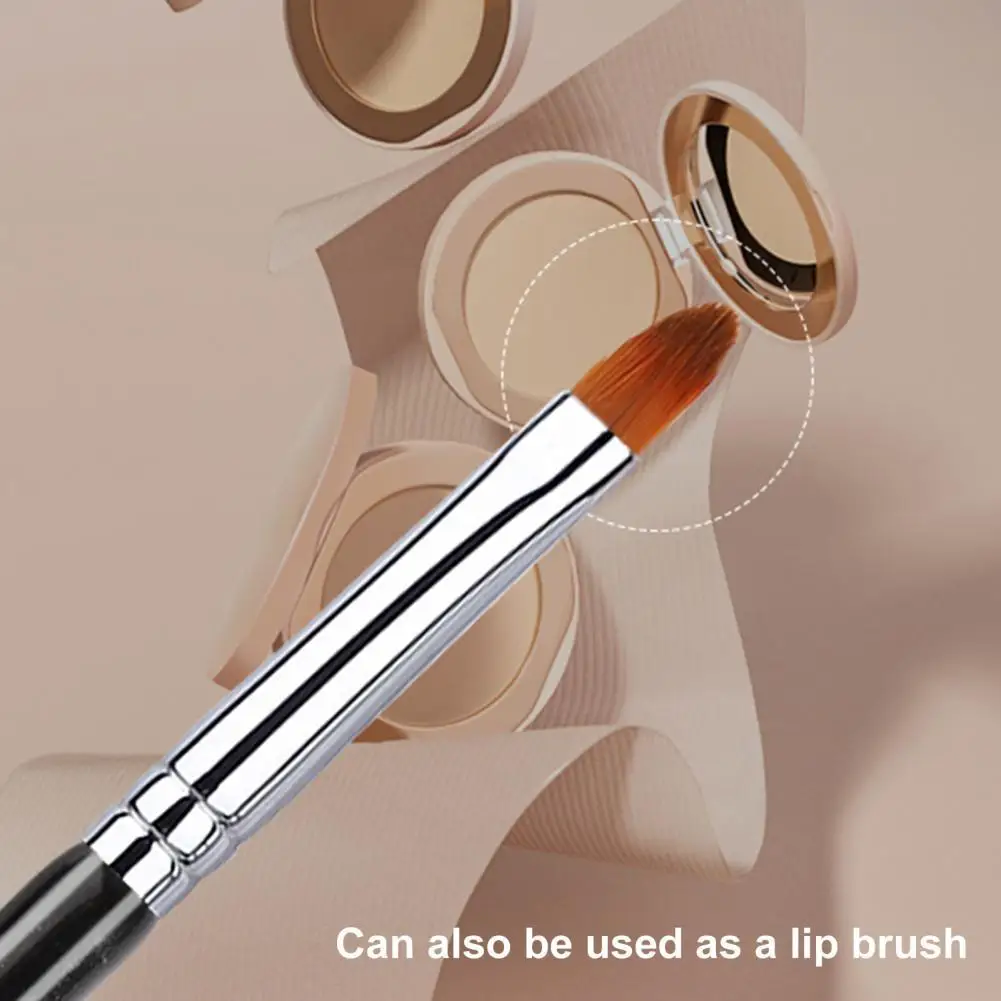 

Легкая функциональная двухсторонняя кисть для контура лица нейлоновая шерстяная кисть для консилера многоразовая для девушек