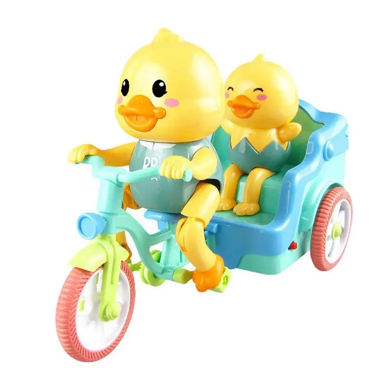 

Music Lights Kids Toys Safe And Smooth Electric Cartoon Cute Duck Tricycle Toy Easy To Use Educational Toddler Toys For Boy Girl