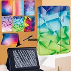 Чехол для Kindle 108 поколенияKindle Paperwhite 1, 5, 2, 6, 3, 74, 10, с акварельной печатью и стилусом, чехол из полиуретановой кожи для планшета