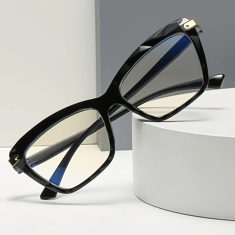 

Vintage Cat-Eye Eyeglasses for Women Anti-Blue Light Optical Computer Eyewear Transparent Spectacle Frames Make Prescription