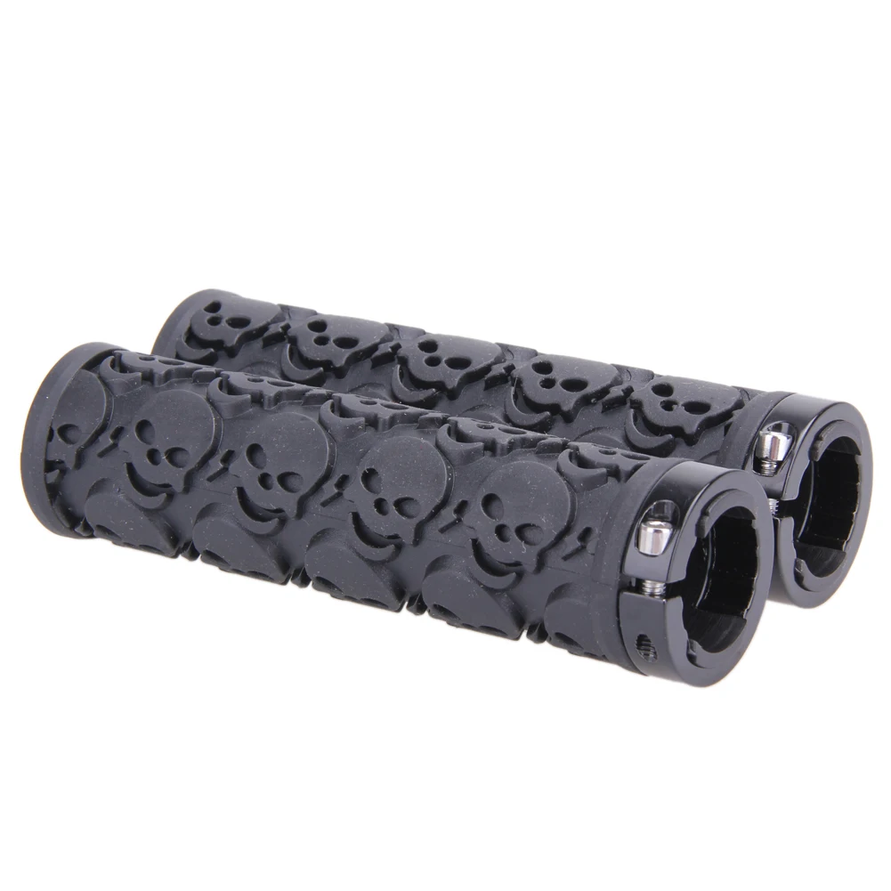 Горные велосипеды с черепом Запираемые рукоятки руль захваты рукав