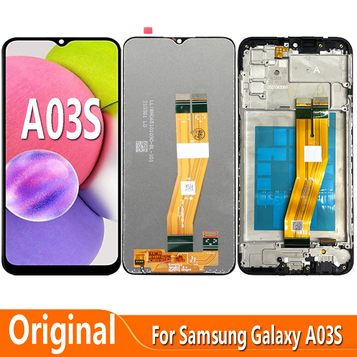 

Оригинальный дисплей для Samsung Galaxy A03s SM-A037F/DS A037, ЖК-дисплей, сенсорный экран, дигитайзер в сборе, запасные части