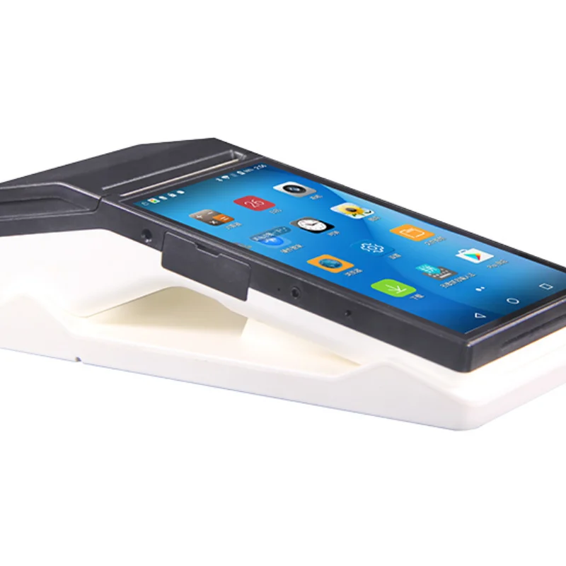 

7-inch Capacitive touch screen with 80mm thermal printer Android POS Systems handheld Cash register terminal