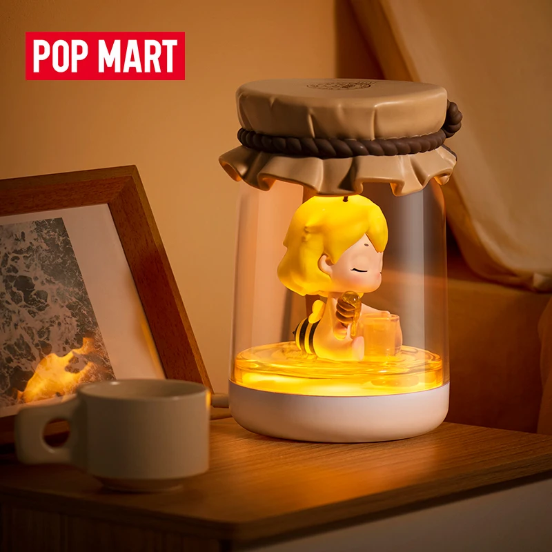 

Popmart Bee Betty Jar Jar Lamp Creative Desk Lamp Toy Gift Kawaii Anime Doll Cute Model Surprise Box Figurine Christmas Gifts
