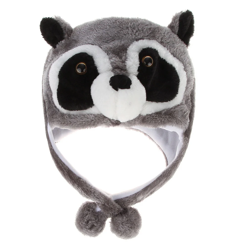 

Lovely Raccoon Hat Ear Protection Hat Ear Protection for Outdoor Outside