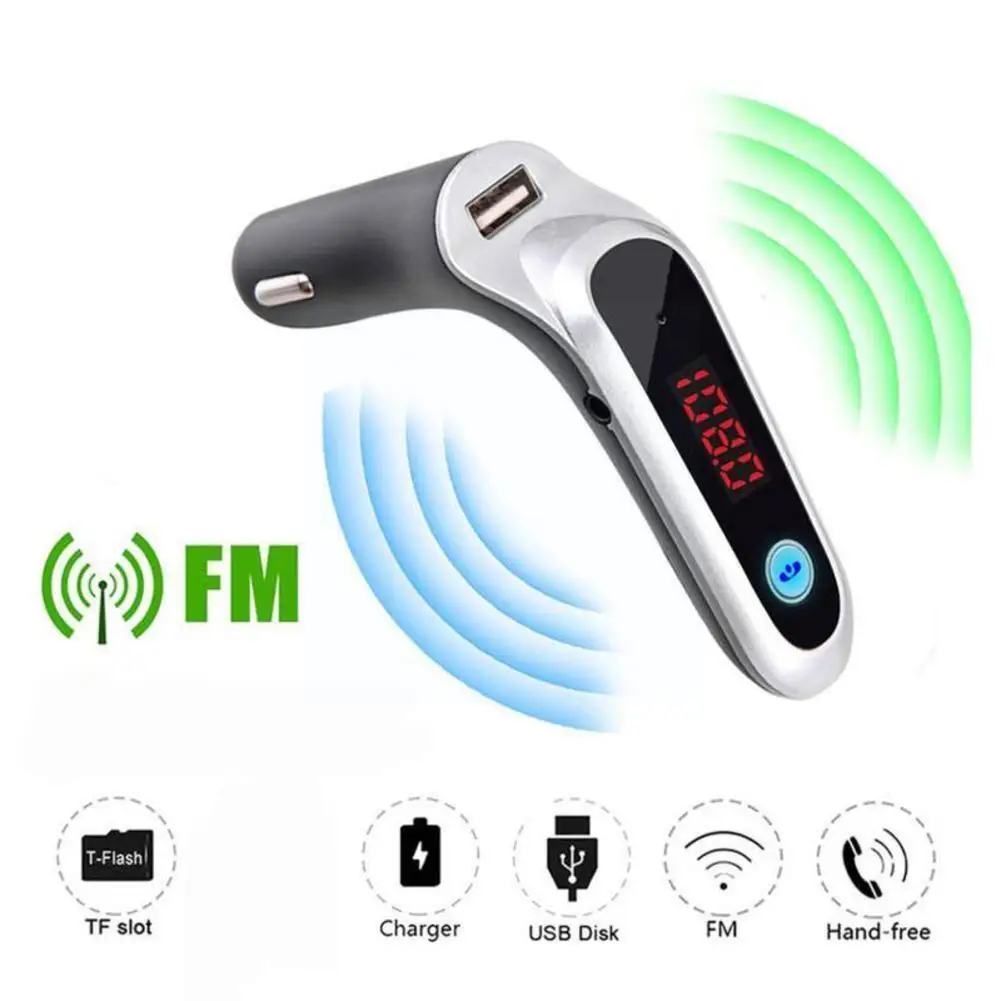 

Car Wireless Bluetooth Fm Transmitter And Receiver Adapter Accessories Music Charger Car Radio Usb Player Mp3 Bluetooth Aut B1k1