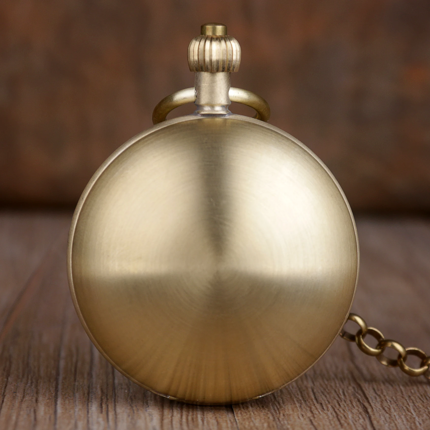 Gold Round Vintage Flip Mechanical Pocket Watch Strap Chain Pendant Clock Mens Womens Roman Numeral Display Fashion Gift