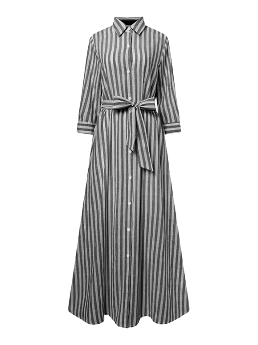 Рисунок 2 - Женское платье-рубашка в полоску