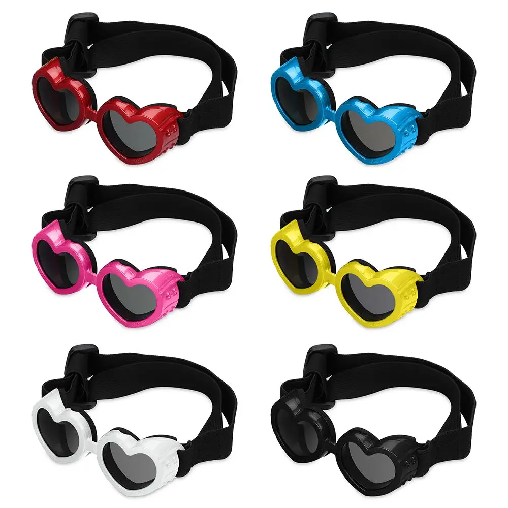 

Anti-Fog UV Protection Adjustable Strap Waterproof Windshield Windproof Protection Goggles Small Dog Sunglasses