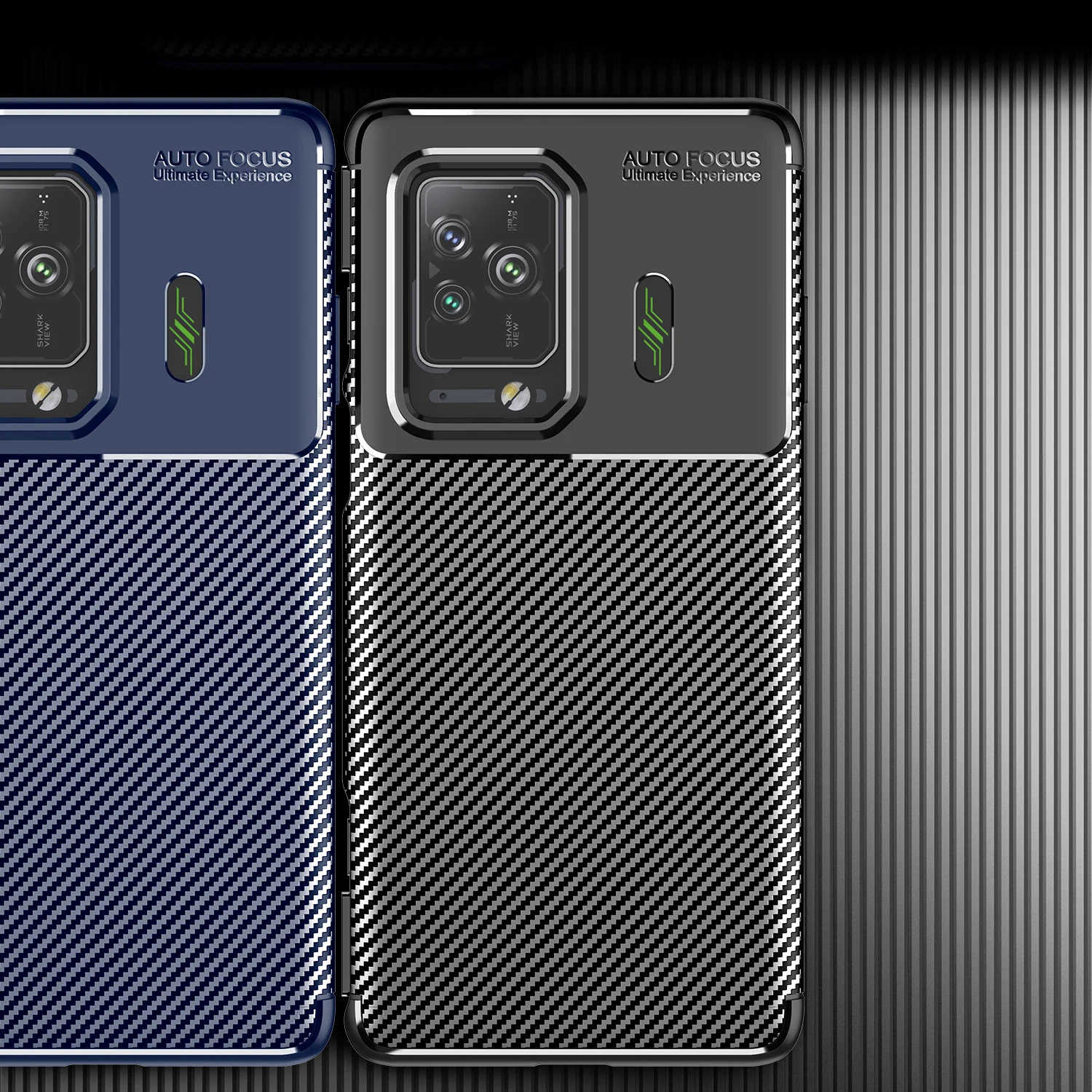 Carbon Fiber Pattern Fundas TPU Bumper Cover For Xiaomi Black Shark 5 BlackShark 5 Pro 6.67 inches Case Shockproof Shell
