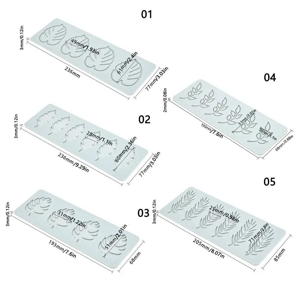 1 шт. трафарет для торта в форме листьев шаблон самостоятельной сборки десерт