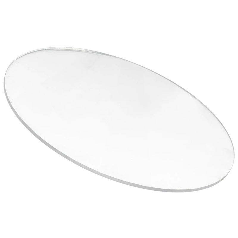 

4X Transparent 3Mm Thick Mirror Acrylic Round Disc Diámetro:100Mm