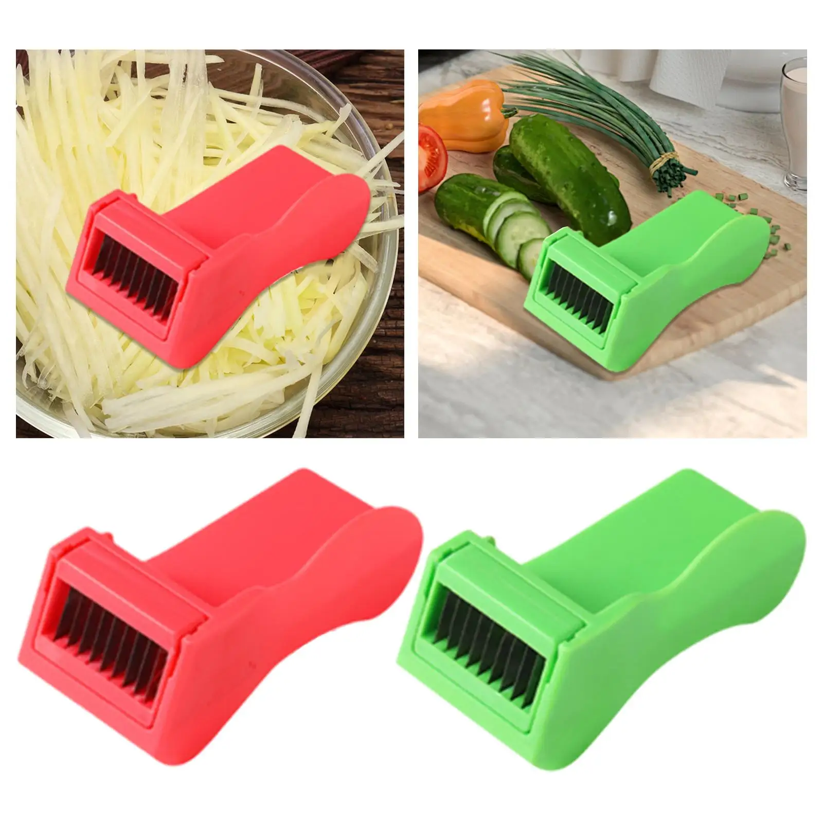 Bean Slicer Multifunction Vegetables Grater Kitchen Utensil Long Shredder Cutter for Cooking Home BBQ Camping
