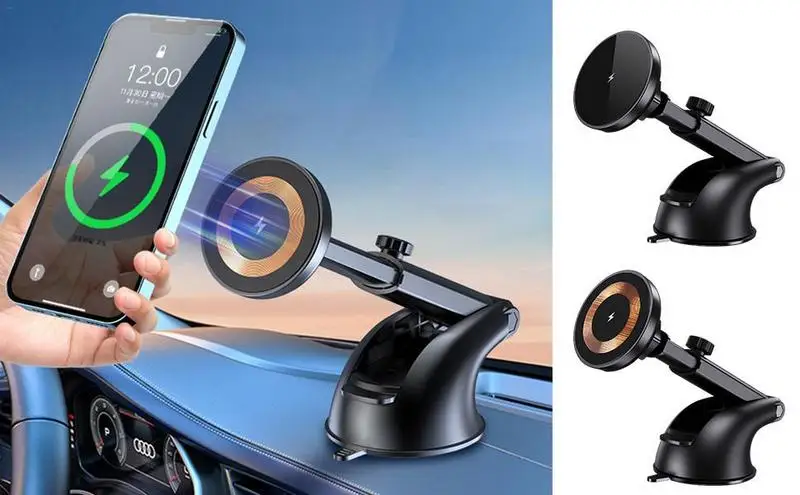 

Магнитный автомобильный держатель для телефона, магнитный кронштейн для телефона, складная подставка для приборной панели, вращающийся на 360 градусов держатель для навигации, автомобильные аксессуары