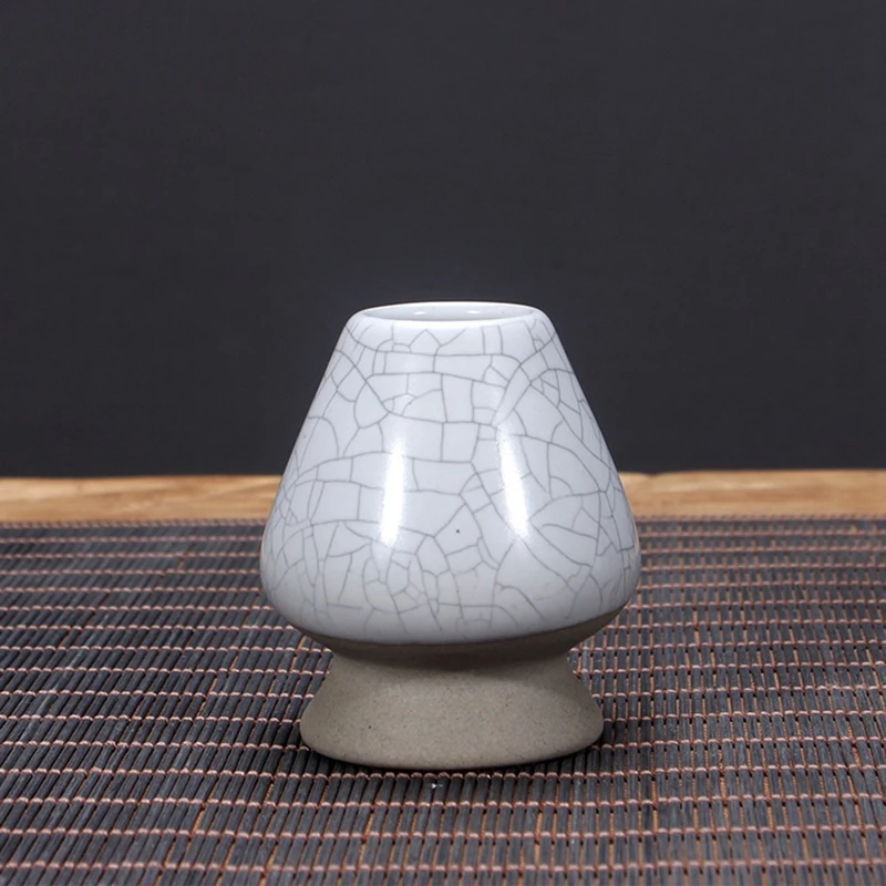 4 Piece Matcha Green Tea Chasen Holders Stand Bowl Powder Holder Ceramics Ceremony Accessories Teaware