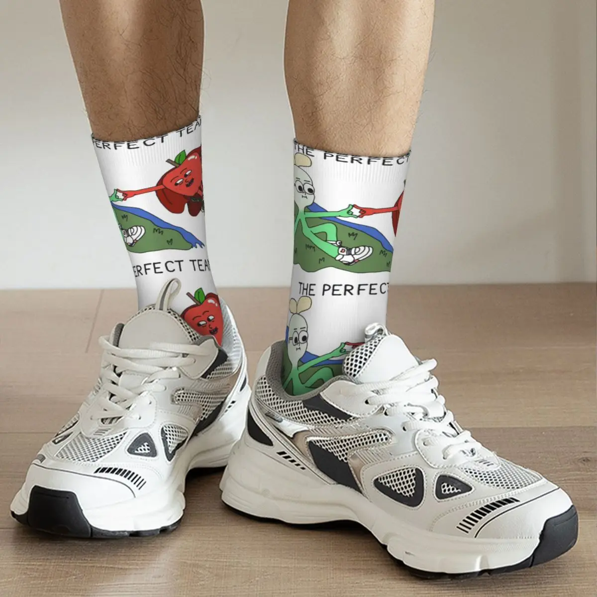 Забавные сумасшедшие компрессионные идеальные Командные носки для мужчин в