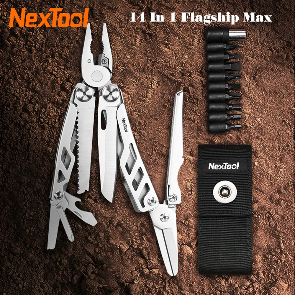 NexTool Флагманские Max 14 в 1 многофункциональные плоскогубцы EDC складной нож