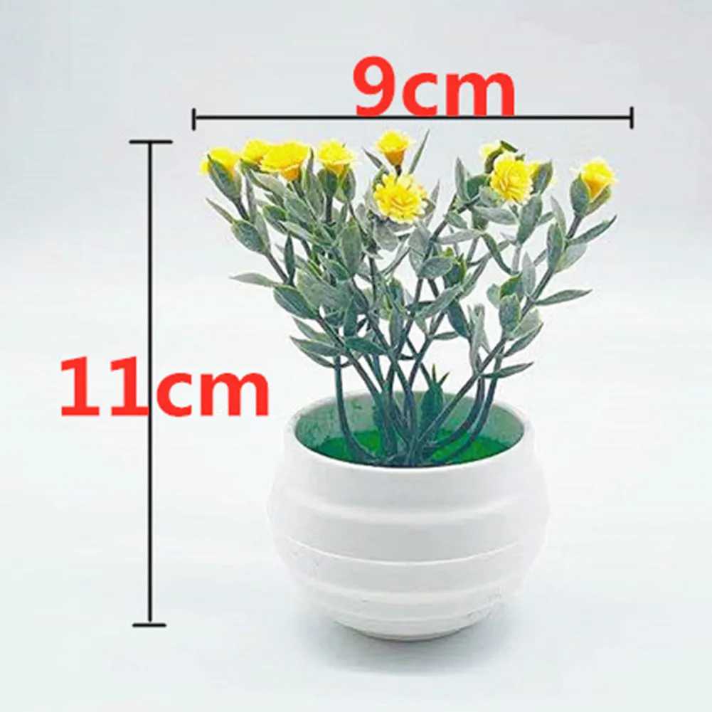 

Simulation Gypsophila Small Potted Fake Flower Pot Artificial Flower For Wedding Party Home Garden Coffee Decoration Brand New