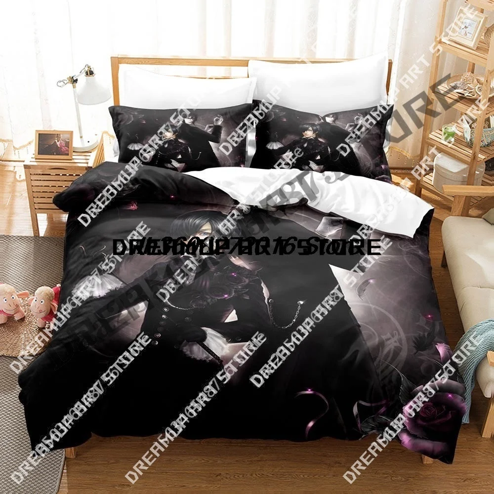 

Комплект постельного белья Black Butler Kuroshitsuji микрофибра