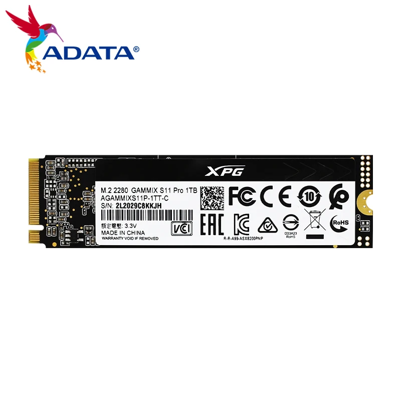 ADATA XPG GAMMIX S11 PRO SSD 512 ГБ ТБ высокоскоростной Внутренний твердотельный диск жесткий