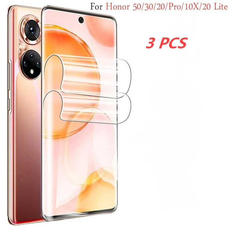

Hydrogel Film For honor30pro 50 20 10X lite 2020 30 50 pro Not Glass